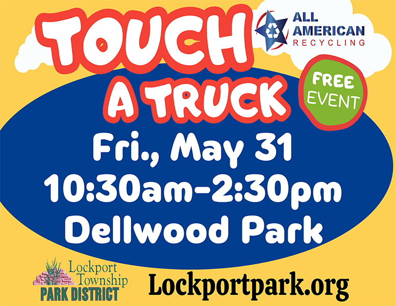 Touch a Truck 2024 slider Lockport Township Park District